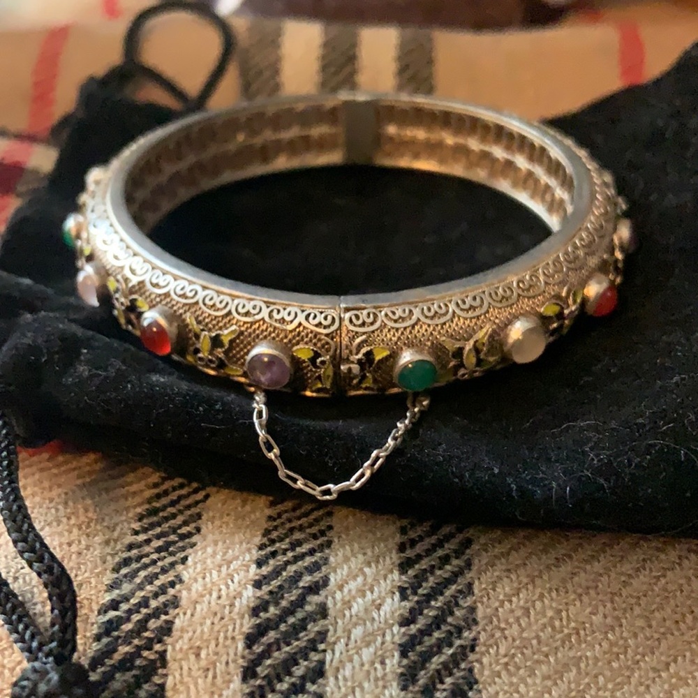 COPY - Antique Bracelet rubies stones genuine